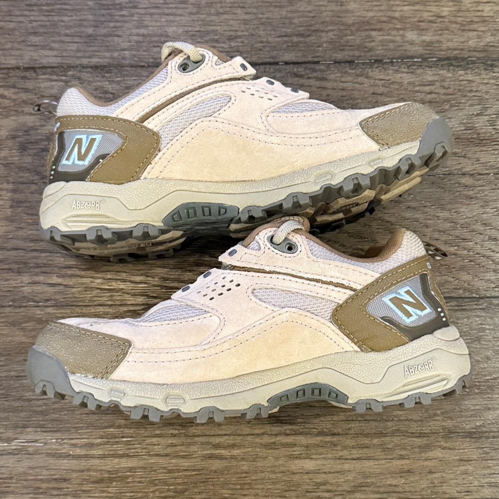 Women’s New Balance Tan and Beige All Terrain Sneakers
